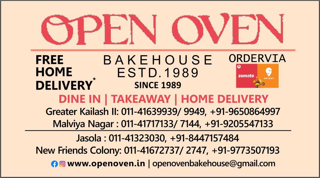 OPEN OVENV BAKE HOUSE